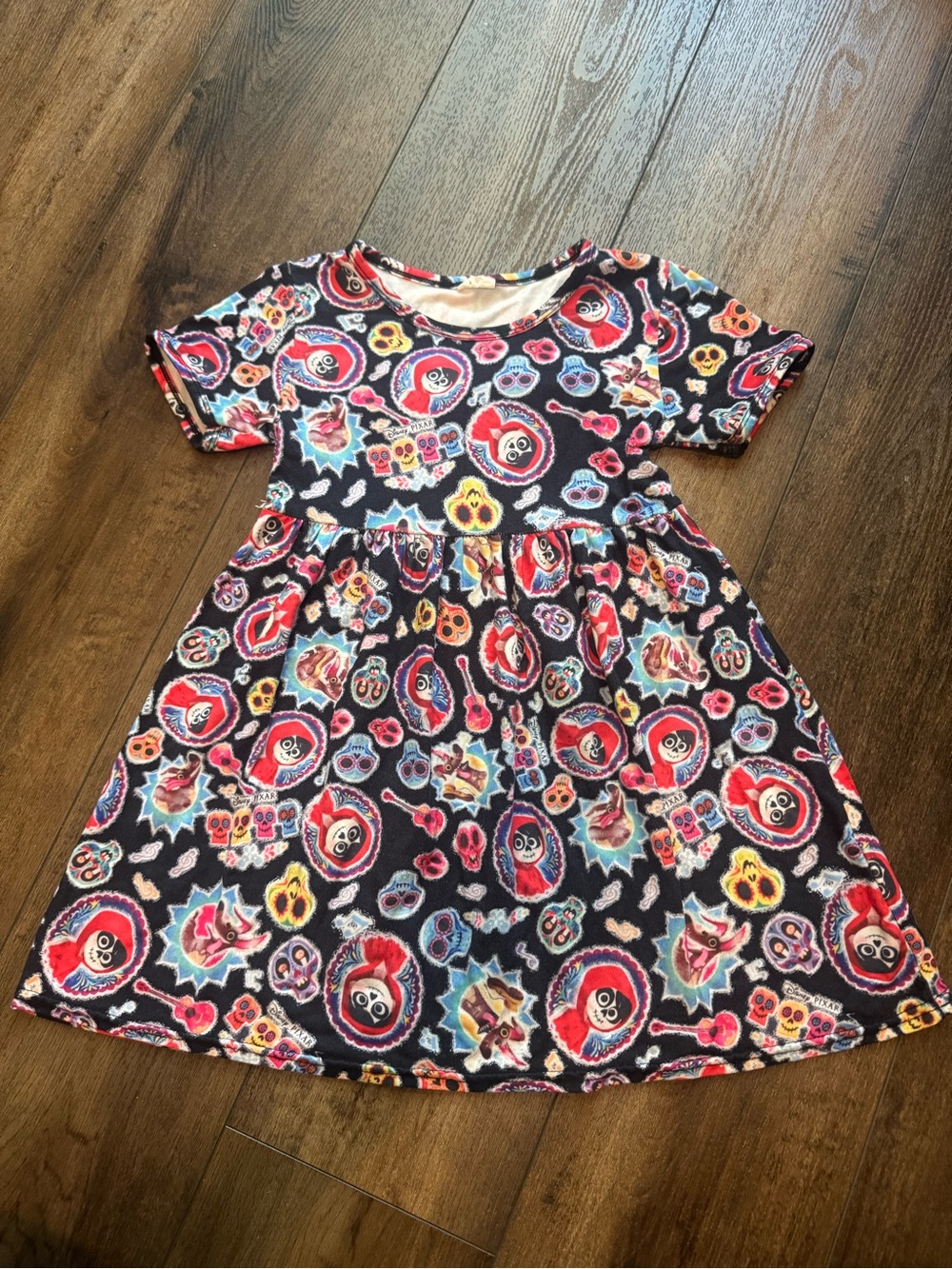 Disney Pixar Coco boutique milk silk dress size 4t